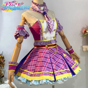 Kiriya Aoi shibuki ran Cosplay Anime Aikatsu！Costume Sweet Cute Lolita Dress  Accessories prop Halloween Party Women's Uniform