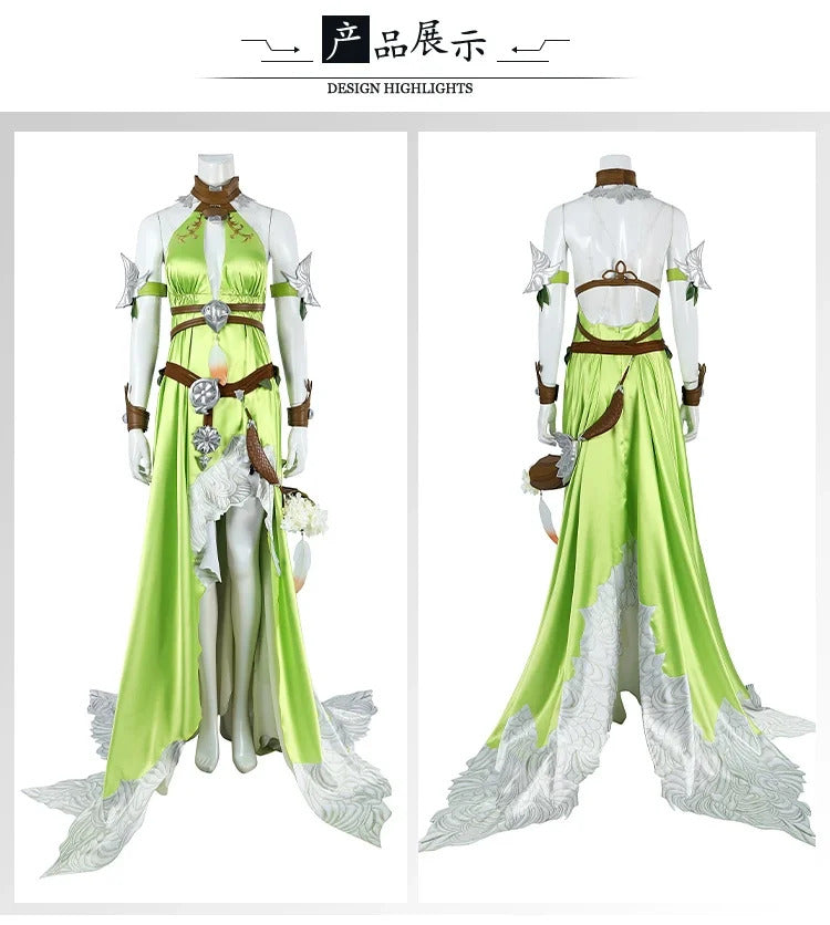 Shusheng Final Fantasy XIV:A Realm Reborn Nophica Cosplay Costume Dress Uniform Hallowen Carnival Part Play Role Clothing