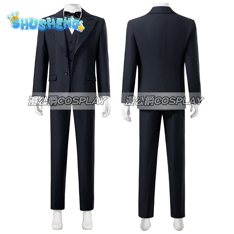 Joker Costume Adults Suitable for Halloween Party Carnival Stage Performance White Cosplay Costume