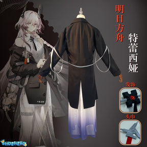 Arknights Theresa Cosplay Costume Cos Game Anime Party Uniform Hallowen Play Role Clothes New Full Set