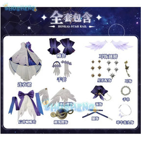 Honkai Star Rail cos Robin cosplay costume Alice Himora Full set of anime costumes for women