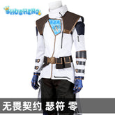 Game Cypher Valorant Cosplay Costume Hat Coat Pants Accessories Outfit Full Set and Individual Items Are Sold Custom Size