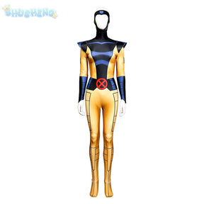 X Men 97 Phoenix Jean Grey Summers Cosplay Suit Superhero Bodysuit Phoenix Suit Spandex Outdo Halloween Suit