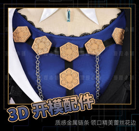 Game Arknights Phantom Music Mostima Cosplay Costume Vintage Evening Dress Long Dress Anime Disguise for Adult