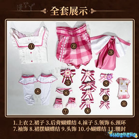 Anime Aikatsu Hoshimiya Ichigo Cosplay Costume Uniform Halloween Party for Women Men Carnival Props