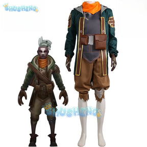 LOL Arcane Ekko Guardians of the Future Cosplay Costume Cos Game Anime Party Uniform Hallowen Play Role Clothes Clothing