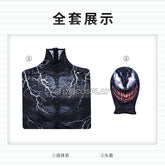 Black Venom Symbiote  Costume Cosplay 3D Printed Spandex Superhero Zentai Suits Bodysuit Halloween Costume Adult