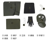 Riddler Edward Nygma superhero Bat Cosplay Costume Mask, jacket, pants, glasses, hoodie, hat, glove set men's fantasy uniform
