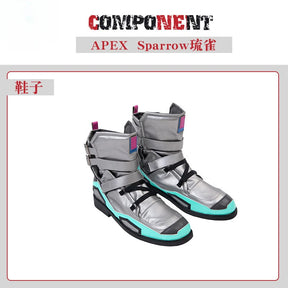 Game Apex legends Luciano Sparrow cosplay costume Coat pants belt gloves necklace props shoes set men woman fantasy New uniform