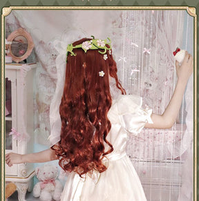 Eurydice Little Girl Cosplay Game Identity V Costume Girl Memory Alice Dress Headgear Wig Set Halloween Party Outfit Women