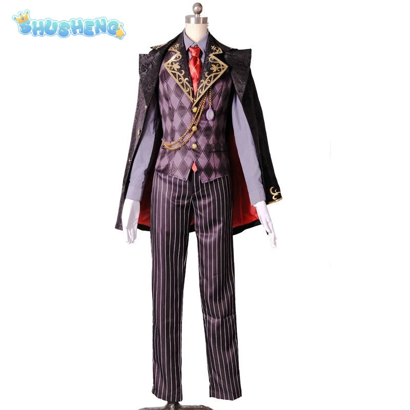 Aesop Carl Anime Game Identity V Cosplay Costume Clothes Wig Uniform men and women Cosplay Halloween Party  IN STOCK