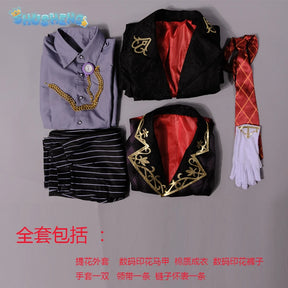 Aesop Carl Anime Game Identity V Cosplay Costume Clothes Wig Uniform men and women Cosplay Halloween Party  IN STOCK