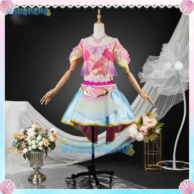 Aikatsu! Series Hoshimiya Ichigo Gown Cosplay Costume Cos Game Anime Party Uniform Hallowen Play Role Clothes Clothing