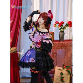 Aikatsu! Series Shibuki ran Rose set cosplay costume cos game anime party uniform Hallowen play role clothes clothing