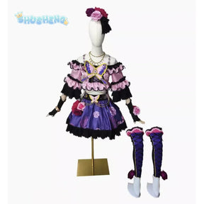 Aikatsu! Series Shibuki ran Rose set cosplay costume cos game anime party uniform Hallowen play role clothes clothing