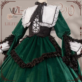 Amine Rozen Maiden Sui sei seki Cosplay Costume Mercury Lampe Dress Halloween Party Gorgeous Lolita Girl Dress Up Dress