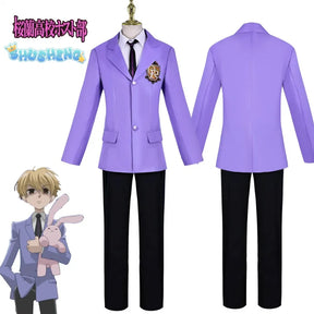 Anime Fujioka Haruhi Cosplay Costume Ouran High School Host Club Cosplay Schoolboy School Uniforms  Uniform Suits