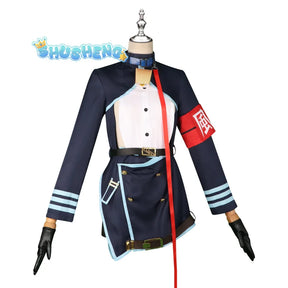 Anime Game Blue Archive Amau Ako Cosplay Costume Wig Blue Sailor Suit School Uniform Skirt Shoes Woman Sexy Carnival PArty Set