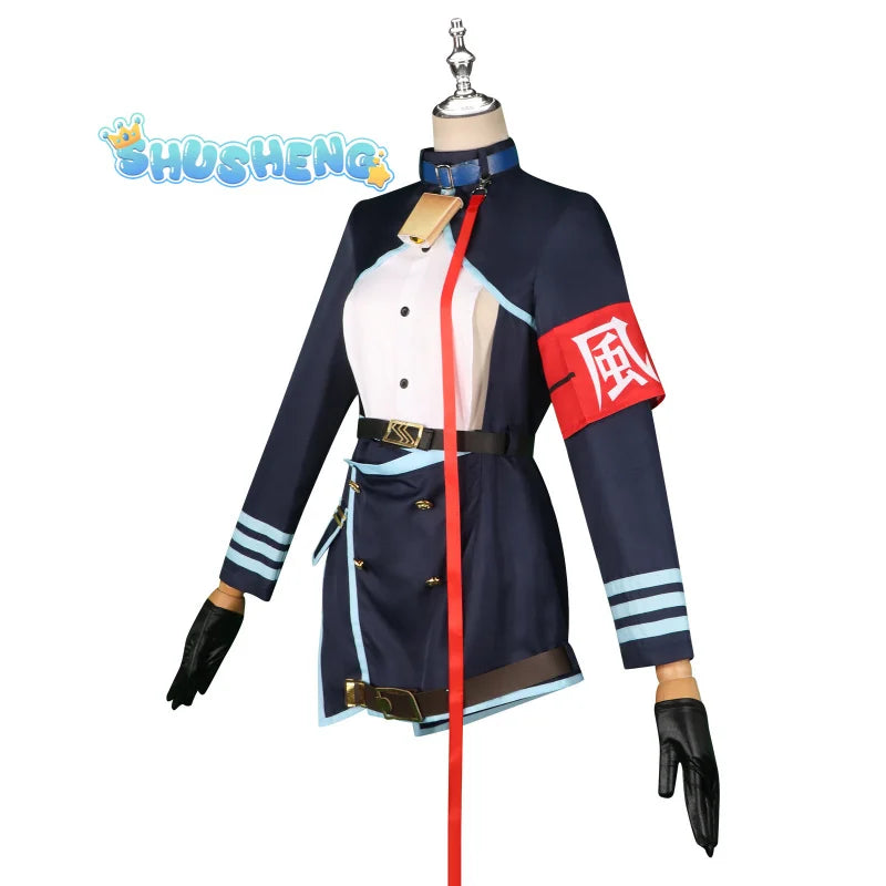 Anime Game Blue Archive Amau Ako Cosplay Costume Wig Blue Sailor Suit School Uniform Skirt Shoes Woman Sexy Carnival PArty Set