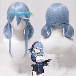 Anime Game Blue Archive Amau Ako Cosplay Costume Wig Blue Sailor Suit School Uniform Skirt Shoes Woman Sexy Carnival PArty Set