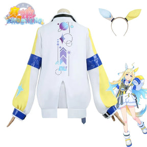 Anime Game Umamusume: Pretty Derby Neo Universe Cosplay Costume Wig Athletic Wear Coat Jumpsuits Woman Sexy Carnival Party Suit