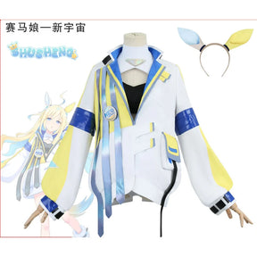 Anime Game Umamusume: Pretty Derby Neo Universe Cosplay Costume Wig Athletic Wear Coat Jumpsuits Woman Sexy Carnival Party Suit