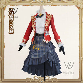 Anime Identity V Tracy Reznik Latest style Anniversary Heart Lock Game Suit Uniform Cosplay Costume Halloween Party Outfit Women