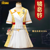 Anime Kagamine Rin Len Cosplay Costumes Halloween Costume Kcagamine Brother Sister Lolita Uniform Role Clothing Party Uniform