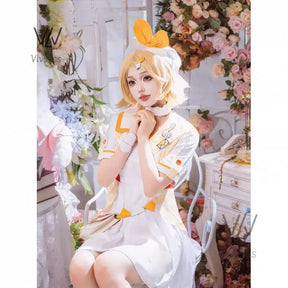 Anime Kagamine Rin Len Cosplay Costumes Halloween Costume Kcagamine Brother Sister Lolita Uniform Role Clothing Party Uniform