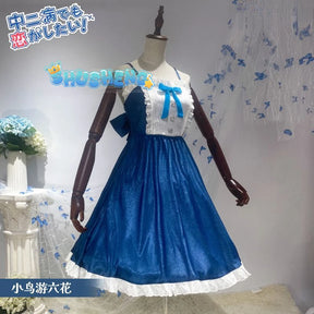 Anime Love Chunibyo & Other Delusion Takanashi Rikka Cosplay Costume Lolita Dress kawaii Halloween Costumes for Women