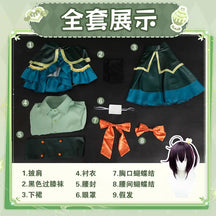 Anime Love Chunibyo other delusions Takanashi Rikka deomori Sanae cosplay costume wig adult woman skirts uniform suit Halloween