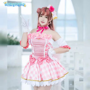 Anime LoveLive! School Idol Festival PERFECT Dream Project Uehara Ayumu Lovely Elegant Uniform Cosplay Costume Women