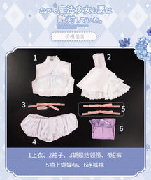 Anime MahoAku Byakuya Mimori Cosplay Costume Uniform The Magical Girl and The Evil Lieutenant Used To Be Archenemies Women