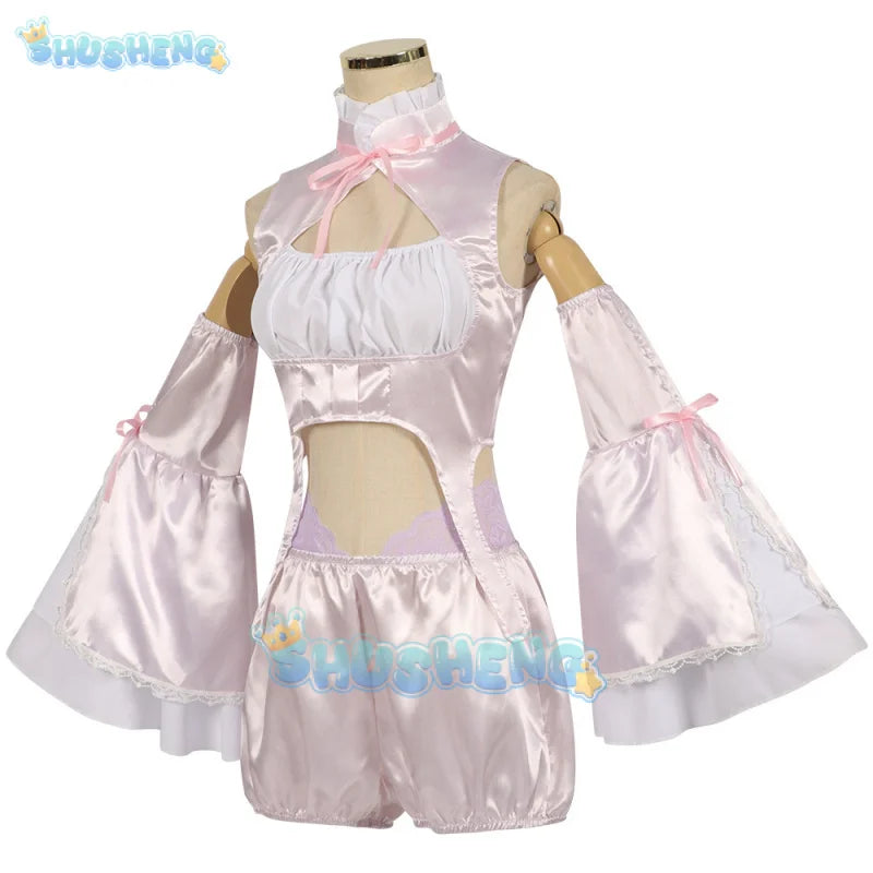 Anime MahoAku Byakuya Mimori Cosplay Costume Wig Uniform The Magical Girl and The Evil Lieutenant Used To Be Archenemies Women