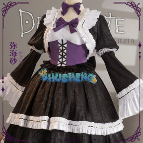 Anime Misamisa Cosplay Costume MisaMisa wig Dark Lolita Style Uniform Halloween Party Girl Dress Up Complete Set S-XXL