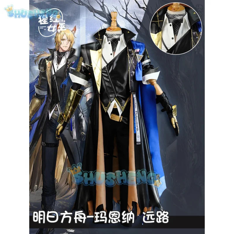 Arknights Cos Młynar Cosplay Full set of anime clothing for men