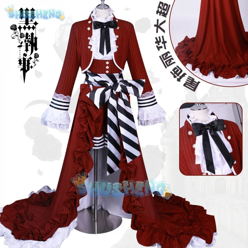 Black Butler Cos Ciel Phantomhive Damen Cosplay-Umkleidekabine 