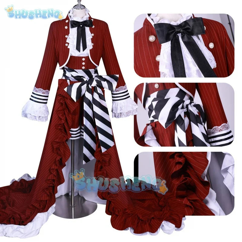 Black Butler Cos Ciel Phantomhive Damen Cosplay-Umkleidekabine 