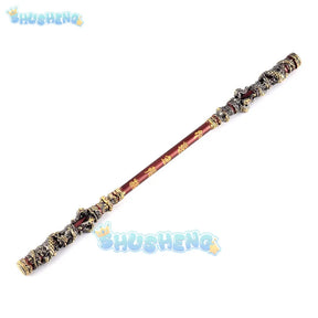 Black Myth Wukong Sun Wukong Golden Cudgel Monkey King Weapon Cosplay 35CM Metal Props Accessory for Boys Kids Birthday Gifts