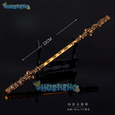 Black Myth Wukong Sun Wukong Golden Cudgel Monkey King Weapon Cosplay 35CM Metal Props Accessory for Boys Kids Birthday Gifts