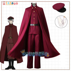 Bungo Stray Dogs Season 4 Cosplay Tetchou Suehiro Cosplay Costume Cloack Hat Gloves Halloween Uniform Suit