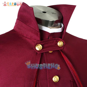 Bungo Stray Dogs Season 4 Cosplay Tetchou Suehiro Cosplay Costume Cloack Hat Gloves Halloween Uniform Suit