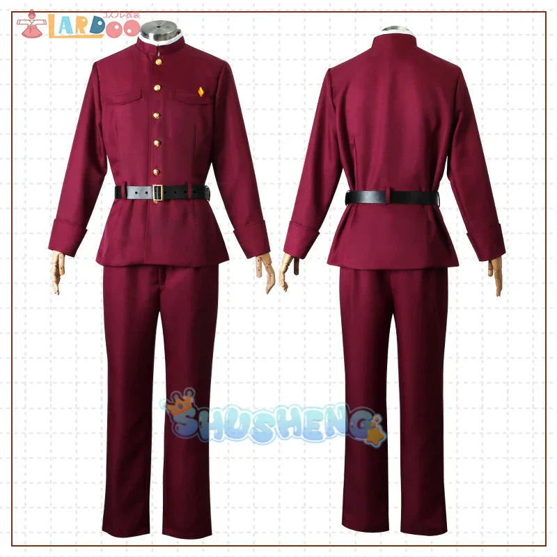 Bungo Stray Dogs Staffel 4 Cosplay Tetchou Suehiro Cosplay Kostüm Umhang Hut Handschuhe Halloween Uniform Anzug 