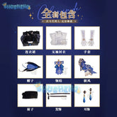 Clorinde Cosplay Set Game Genshin Impact Cosplay Women Girls Dress Cosplays Outfit Halloween Party Unifrom