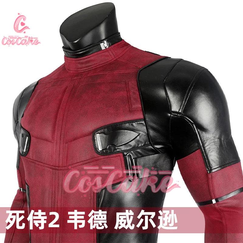 Deadpool 2 Cosplay Cosutme Wade Winston Wilson Cosplay Costume Woman  Movie Anti-hero Suit Halloween