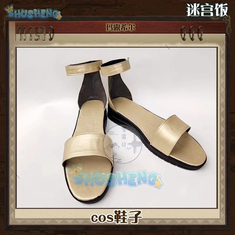 Delicious in Dungeon cos Marsilla Cosplay Anime Charakter Requisiten Schuhe 