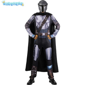 Din Djarin Cosplay Battle Suit Armor Cloak Men Costume TV Bounty  Roleplay Fantasia Fancy Dress Up Party Outfits Clothes