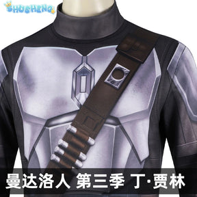 Din Djarin Cosplay Battle Suit Armor Cloak Men Costume TV Bounty  Roleplay Fantasia Fancy Dress Up Party Outfits Clothes