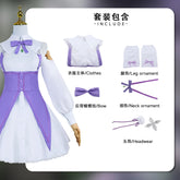 Emilia Cosplay Anime Re:Life In A Different World From Zero Costume Palgantong Dress Halloween Party Role Play Clothing XS-XXXL