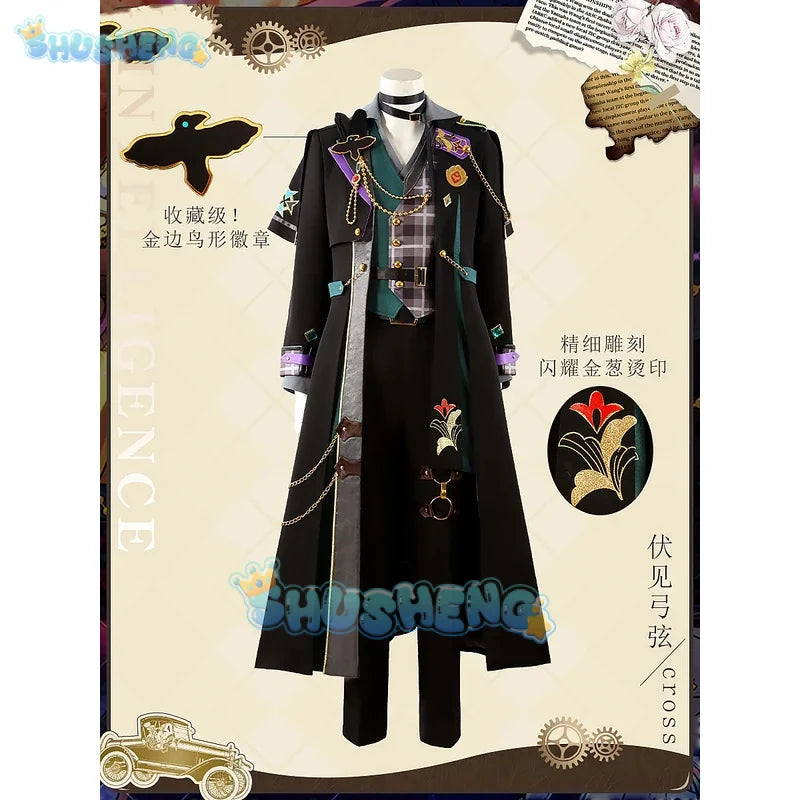 Ensemble Stars Fushimi Yuzuru Itsuki Shu Sena Izumi Intelligence Cross Cosplay Costume Cos Game Anime Party Uniform Hallowen